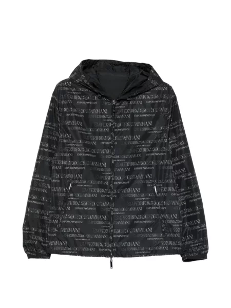 Megfordítható dzseki Emporio Armani autogrammal fekete