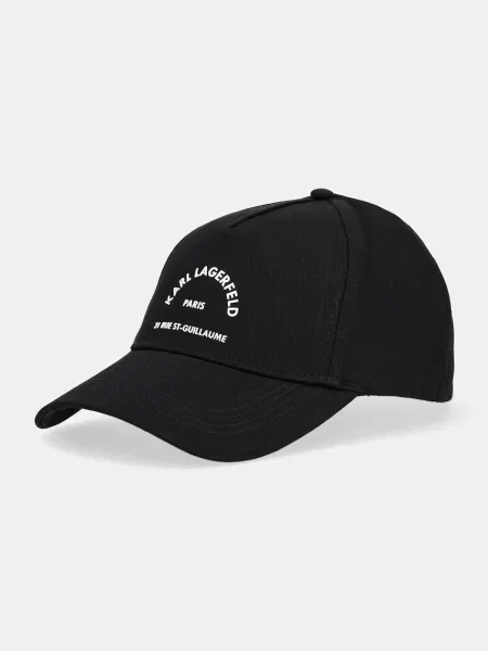 Karl Lagerfeld șapcă de baseball din cu imprimeu negru