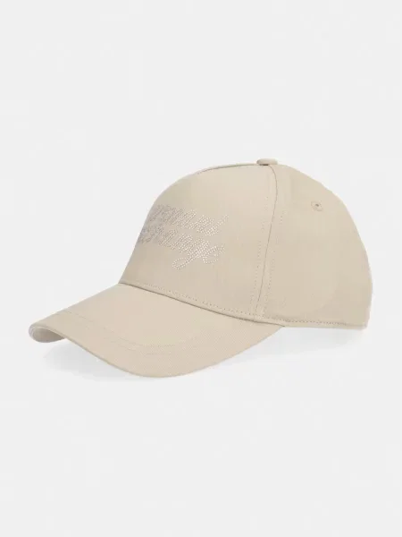 Armani Exchange șapcă de baseball de damă din bej