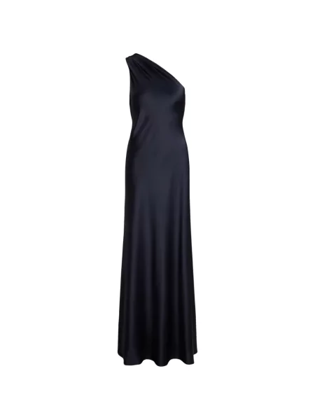 Rochie maxi Lauren Ralph Lauren cu un umăr gol albastru