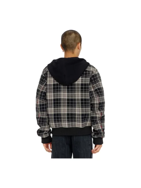 Kurtka bomber Diesel w kratę
