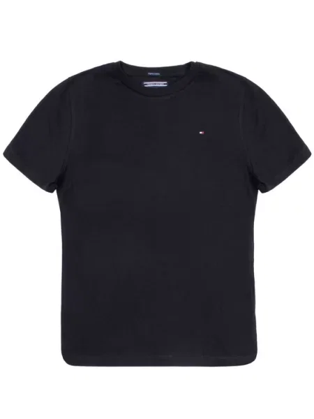 Tommy Hilfiger T-Shirt D Regular Fit μαύρο