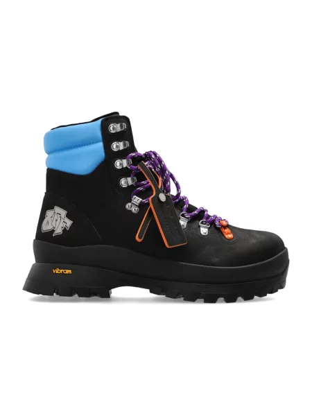 Buty trekkingowe Off-white skórzane trekkingowe białe