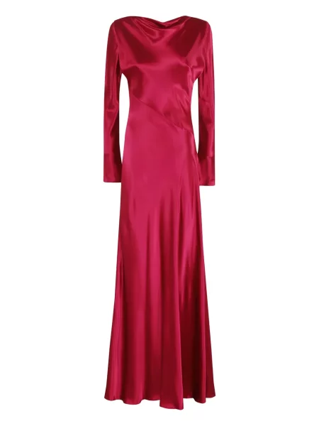 Rochie maxi Alberta Ferretti roz