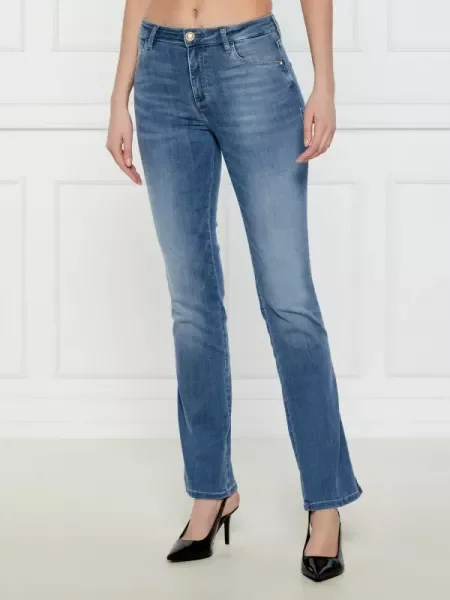 GUESS Blugi SEXY | Straight fit | mid rise albastru