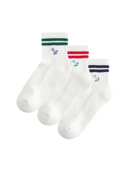 Next Șosete bleumarin / verde închis / roșu alb