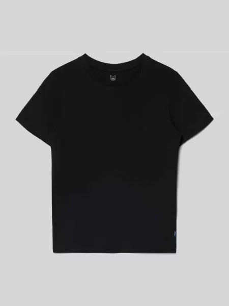 T-shirt z okrągłym dekoltem Jack & Jones czarna