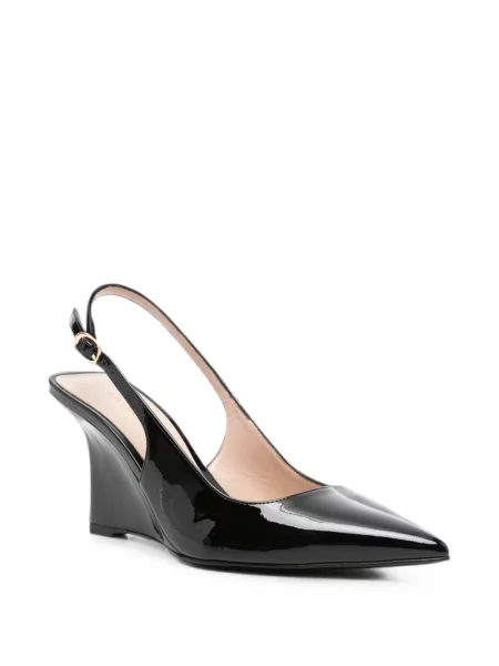 Pantofi cu toc Stuart Weitzman cu pană negru