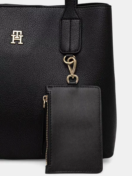 Tommy Hilfiger torebka crossbody z imitacji skóry czarna