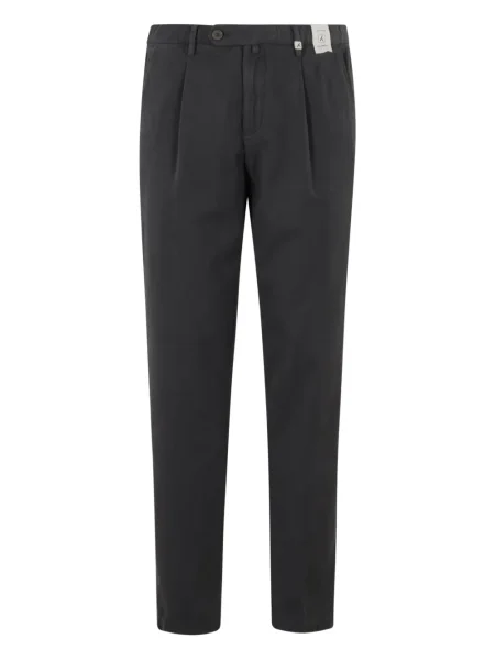 Pantaloni Myths plisate gri