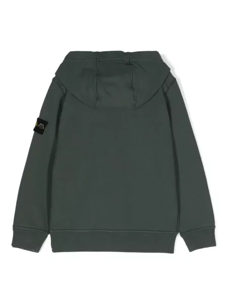 Bluza z kapturem dziecięca Stone Island zielona