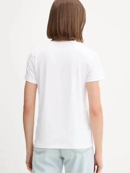 Tričko Guess Jeans bílá