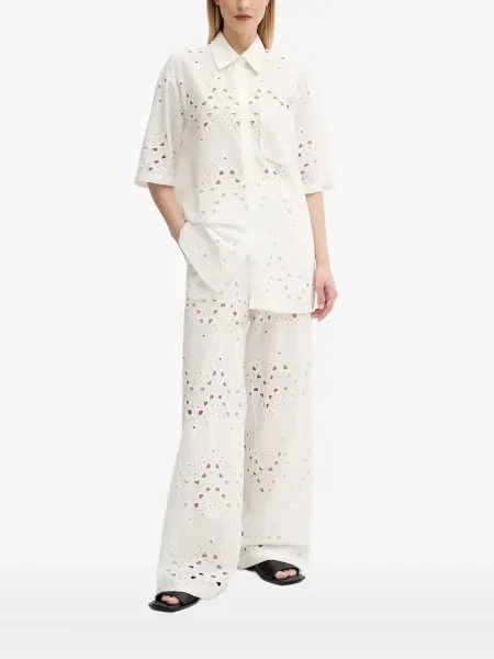 Cămașă Gestuz scurtă alb