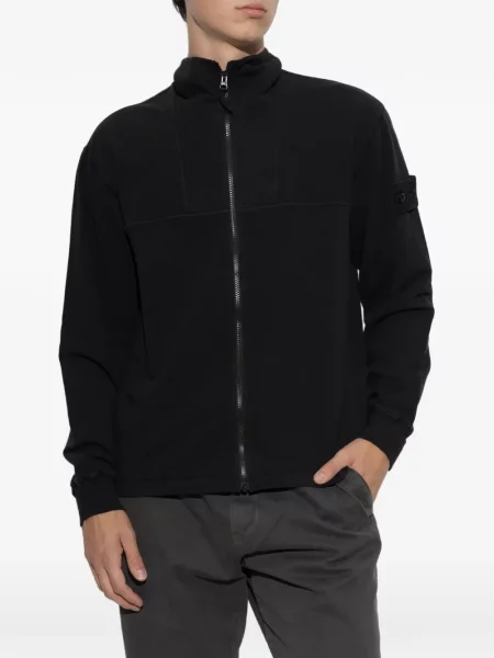 Geacă Stone Island cu strasuri stretch negru