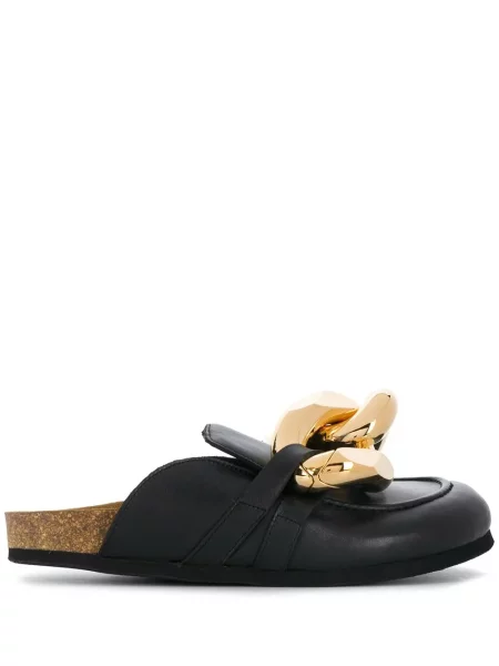 Papuci tip mules Jw Anderson negru
