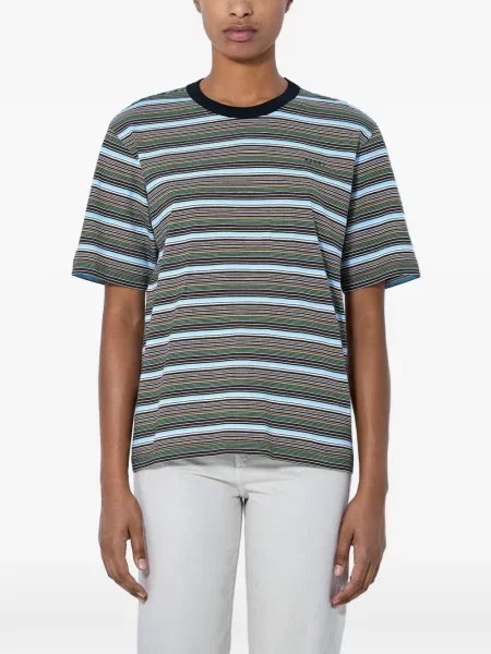 Tricou Marni cu dungi albastru