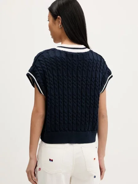 Tommy Jeans kamizelka granatowa