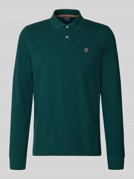 Koszulka polo o kroju regular fit z czystej bawełny Mcneal zielona