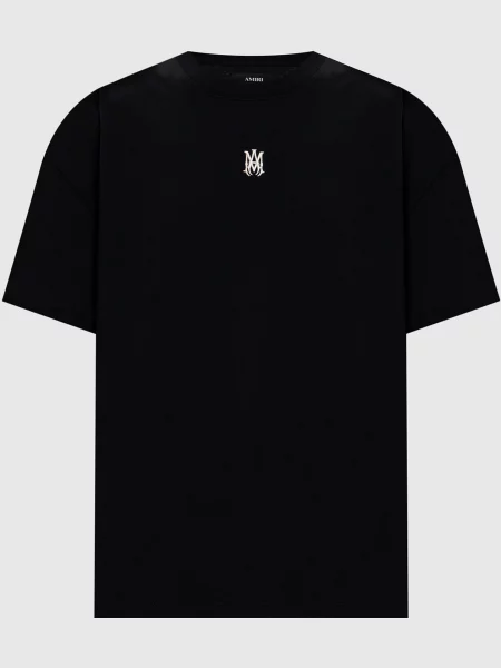Футболка Amiri с вышивкой черная