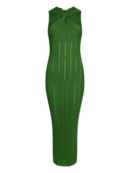 Osłona sukienka ołówkowa Liu Jo garniturowa zielona