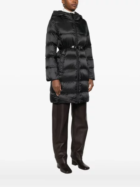 Palton 's Max Mara cu glugă negru