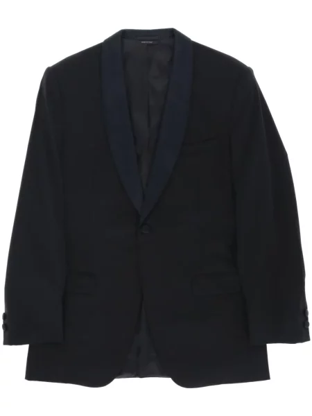 Jednořadé sako Prada Pre-owned modré