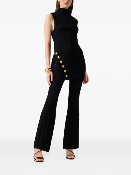 Top Guess tricotate negru