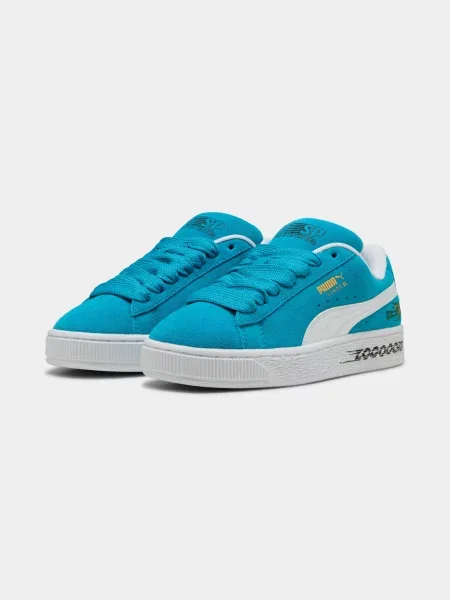 Дитячі Кеди низькі PUMA Suede Xl Super Jr комбінований верх синій