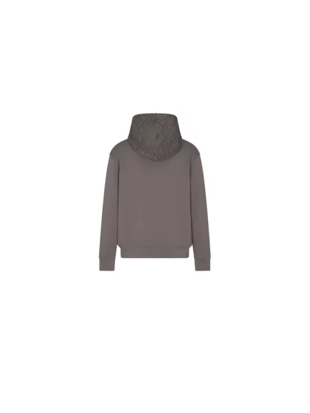 Bluza z kapturem Armani Exchange z kapturem szara