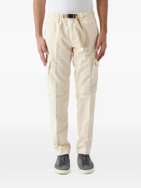 Pantaloni cargo White Sand alb