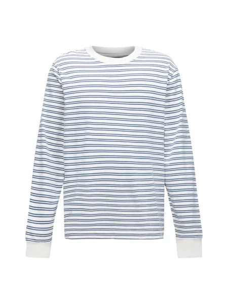 Abercrombie & Fitch Tričko námornícka modrá biela