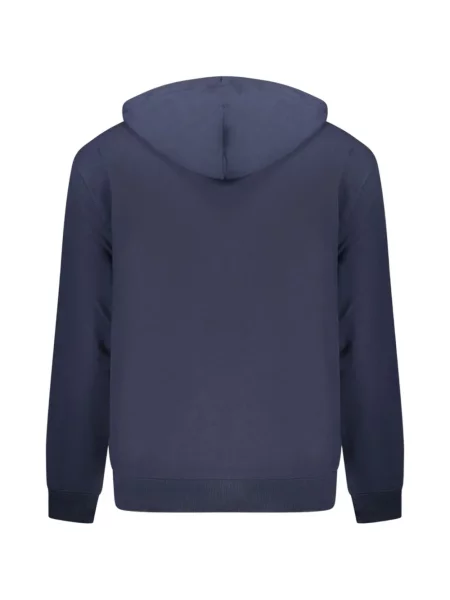 Hanorac cu glugă Calvin Klein cu imagine albastru
