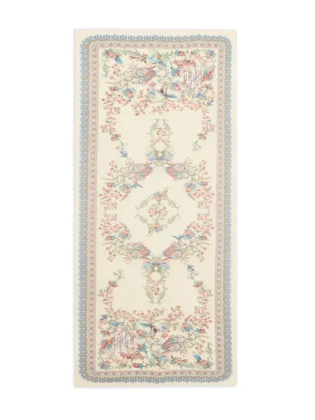 Fular Etro cu model floral cu imagine