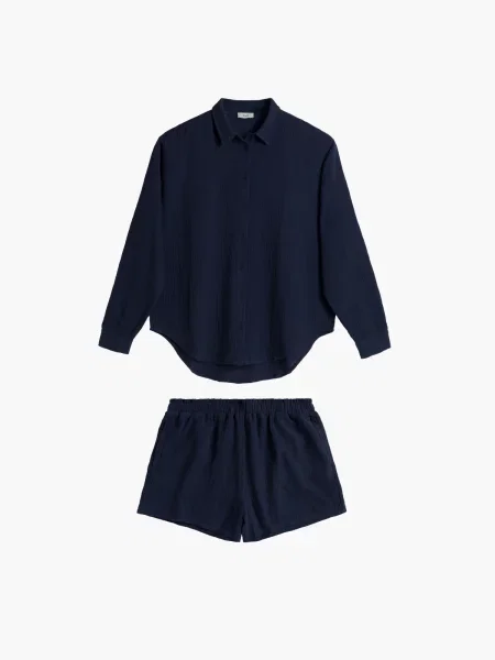 Pijamale Atlantic negru