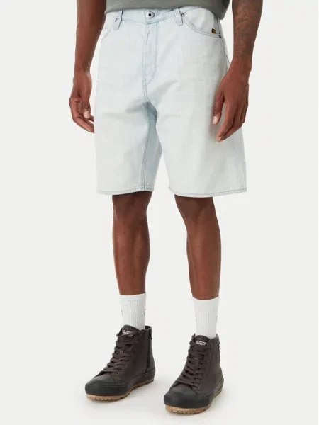 G-Star Raw Pantaloni scurți de blugi Dakota deschis albastru