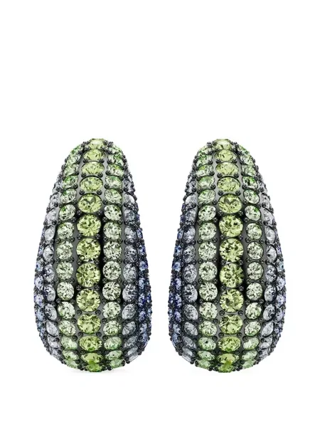 Обеци Swarovski черно