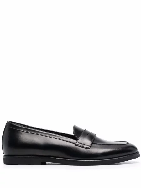 Pantofi loafer Scarosso din piele negru
