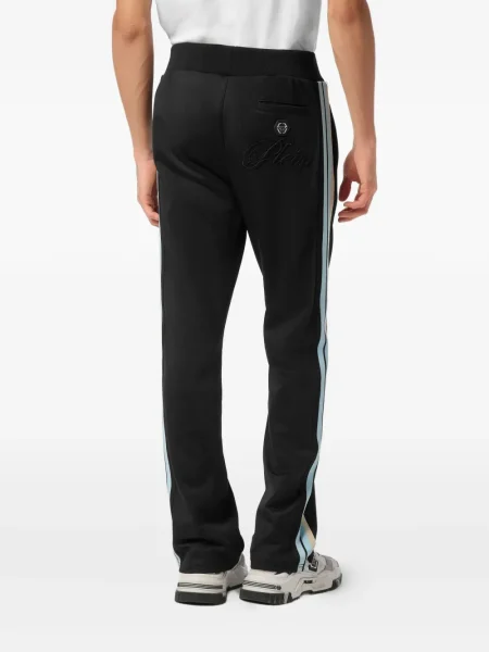 Pantaloni Philipp Plein cu dungi negru