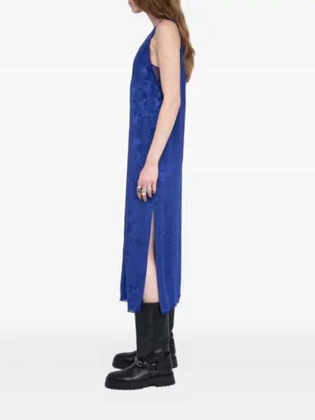 Rochie midi Zadig&voltaire din dantelă până la genunchi de costum albastru