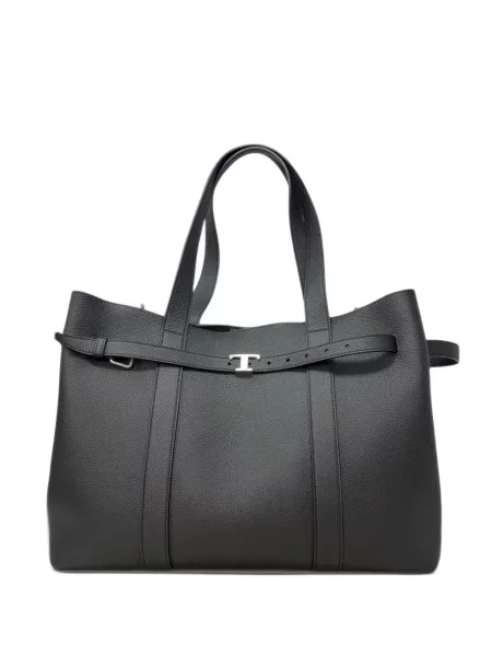 Geantă shopper Tod's din piele negru