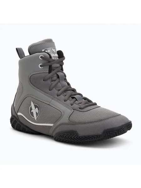 Боксерські черевики Hayabusa Pro Boxing grey сірі