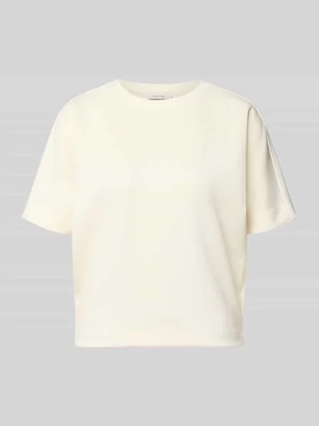 T-shirt z mieszanki modalu z okrągłym dekoltem model Gosa' Opus biała