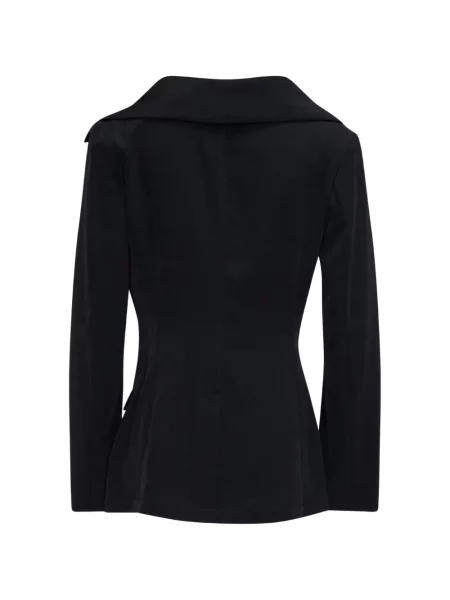 Geacă Yohji Yamamoto asimetrică negru