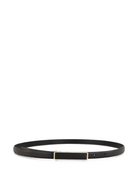 Cu centură curea Tom Ford din piele cu cataramă negru