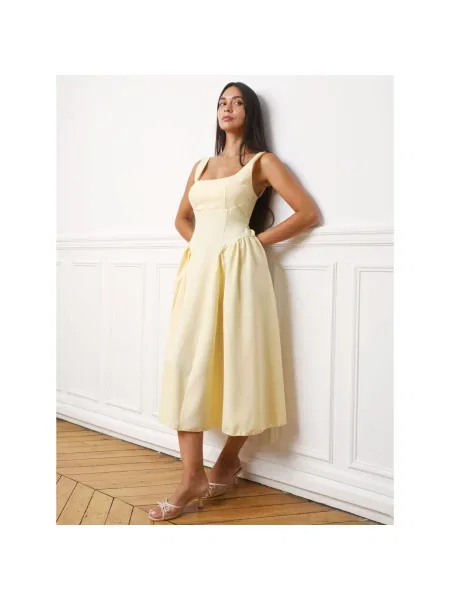 Haljina La Modeuse žuta