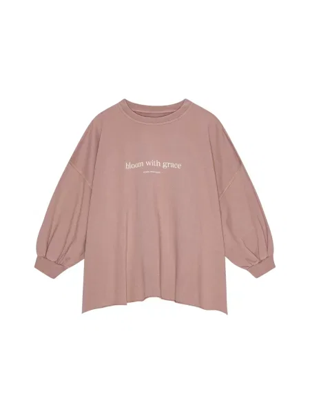 Moshi moshi mind Mikina Mantra růže bílá