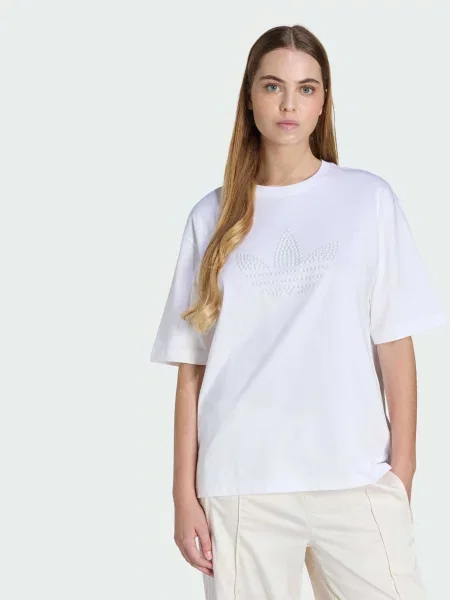 Футболка adidas Trefoil білий