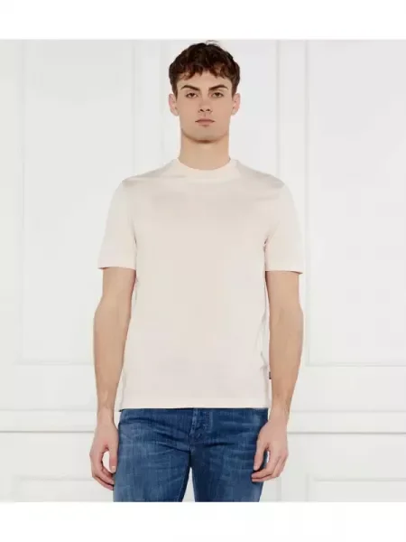 BOSS BLACK Tricou H-Thompson | mercerizat negru