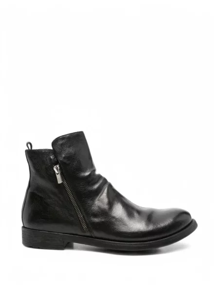 Botine Officine Creative din piele negru