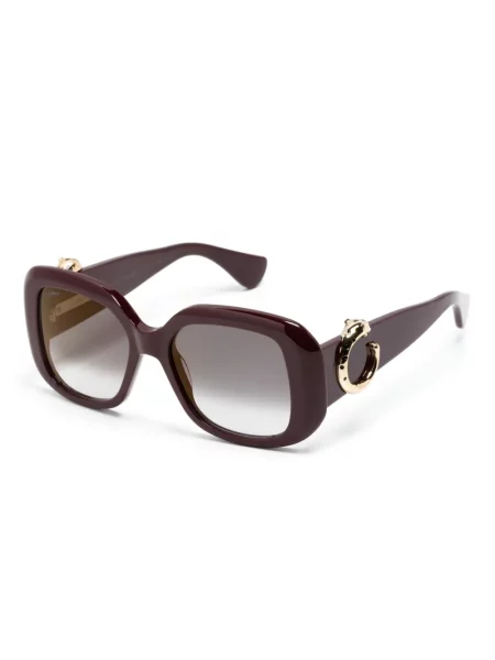 Saulės akiniai Cartier Eyewear raudona